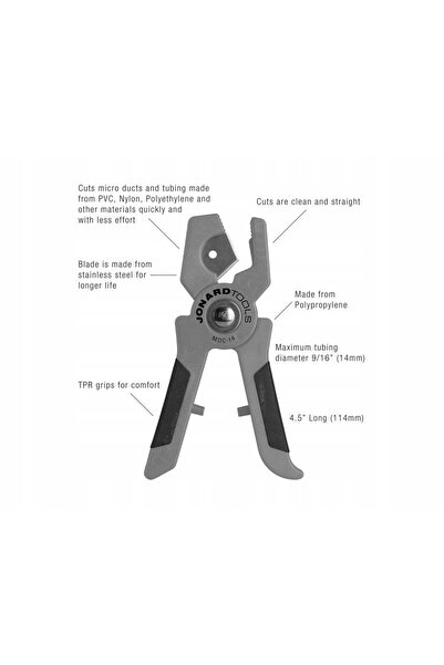 JONARD TOOLS Cutter pentru țevi PVC cu crestături JONARD MDC-14 pentru tăiere...