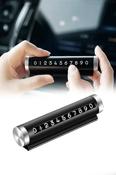 TİNEKE Metal Case In-Car Phone Number Dialer, Hidden Parking Phone Number Device