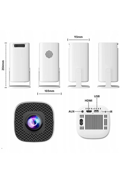 Renew Force Proiector SMART YG01 Android TV Wi-Fi Bluetooth Full HD pentru ci...