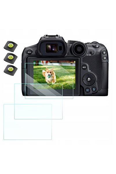 K&F CONCEPT 3x Kit de protecție ecran din sticlă 9H K&F pentru Canon EOS R6 I...