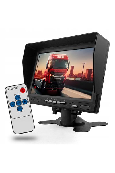 GOMEDIA Monitor LCD de 7 inch pentru camere de marșarier, autobuze și camioan...