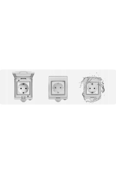 GOMEDIA Priză inteligentă de perete Wifi Tuya IP55 16A