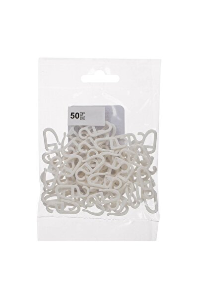 OEM Carlige pentru Perdea de Plastic Albe - 50buc - Galerii-Jaluzele-Accesori...