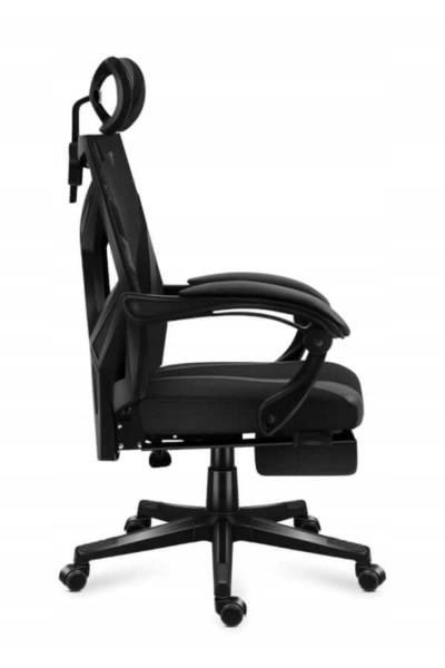 Huzaro Scaun de gaming pivotant cu suport pentru picioare Combat 5.0 Negru