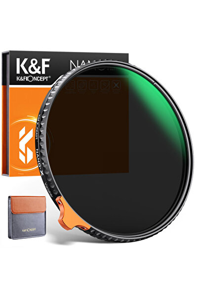 K&F CONCEPT Filtru 58mm Gri Reglabil ND2-ND400 Nano X