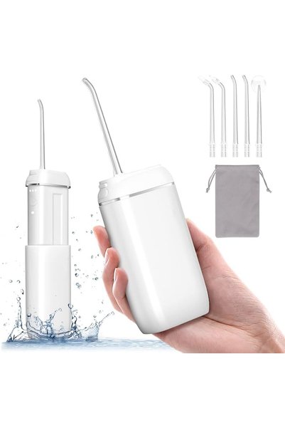 NALACAL Portable Water Flosser, Mini Cordless Oral Irrigator, Water Teeth Cle...