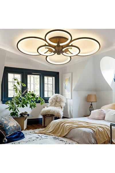 Interlook Lustră suspendată modernă, plafonieră, candelabru LED 72W