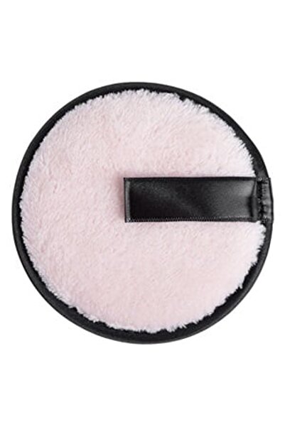 OEM Burete Indepartare Machiaj Rotund Roz Negru Fluffy 10cm - Bureti Demachie...