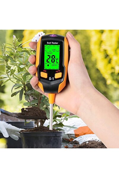 NO BRAND LCD ACIDIMETRU PENTRU SOL, APARAT DE MĂSURARE, TESTER, SONDĂ DE 20 C...