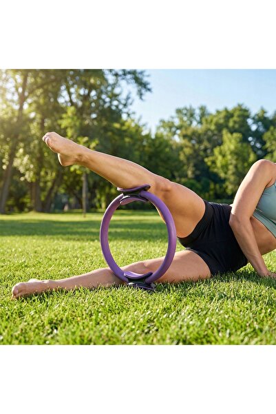NO BRAND SET PILATES ELASTIC CU BENDE DE REZISTENȚĂ ȘI MINI MINGE DE EXERCIZII
