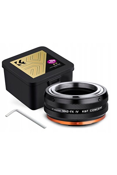 K&F CONCEPT Adaptor M42 la Fuji FX X mount IV PRO X-Pro X-T XT-200 X-A1 X-H1 ...