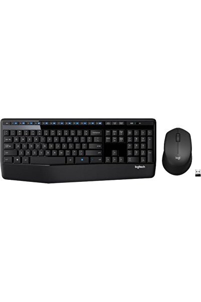 logitech g1 Logitech MK345 Wireless Combo Full-Sized Keyboard with Palm Rest ...
