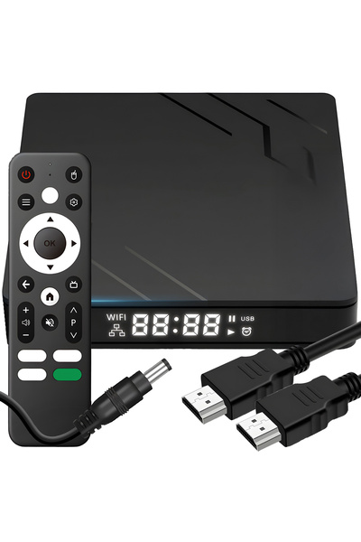 Retoo SMART TV BOX 3D ANDROID 13 WIFI BLUETOOTH PLAYER 4K + TELECOMANDĂ CABLU...