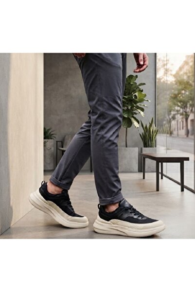 Guja 26Y538 Men's Black Thick Sole Design Walking Orthopedic Outdoor Daily Sp...