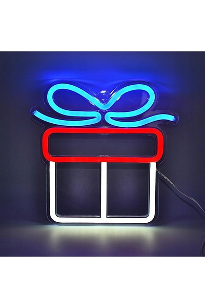Koopman Decorațiune de sărbători CADOU Ornament de perete suspendat Lampa neo...