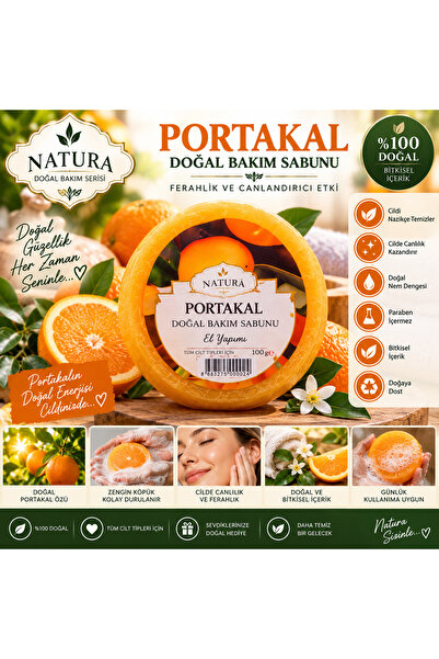 natura Portakallı Doğal Bakım Sabunu