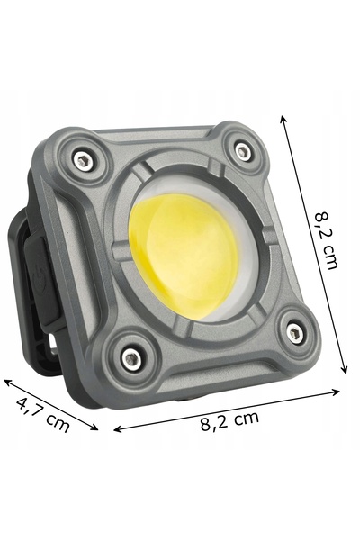 Virone LAMPĂ DE LUCRU LED, LANTERNĂ HALOGEN 15W, REÎNCĂRCABILĂ USB-C, PUTERNICĂ