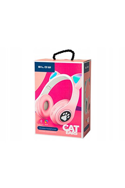 Blow Căști Bluetooth cu urechi de pisică LED + Microfon, Boxă wireless