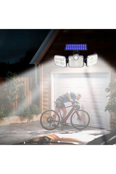 NO BRAND LAMPĂ SOLARĂ 122 LED COB cu senzor de mișcare PILOT E084