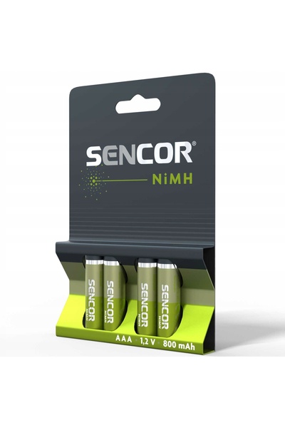 Sencor BATERII SBA HR03 4BP AAA NiMH 800mAh