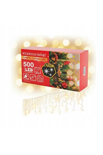 NO BRAND SOPLE 500 LUMINI LED DE EXTERIOR IP44 FIXE + PERDEA LUMINOSĂ INTERMI...