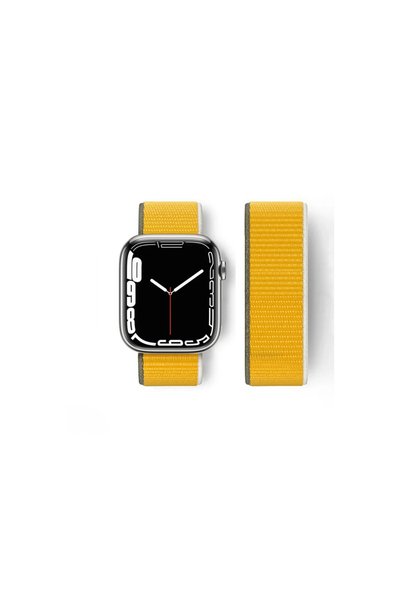 FMA Apple Watch 42mm Mesh Velcro Strap - Yellow