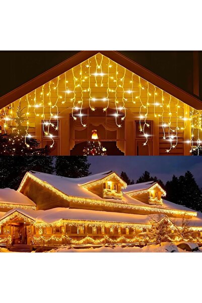 NO BRAND SOPLE 500 LUMINI LED DE EXTERIOR IP44 FIXE + PERDEA LUMINOSĂ INTERMI...