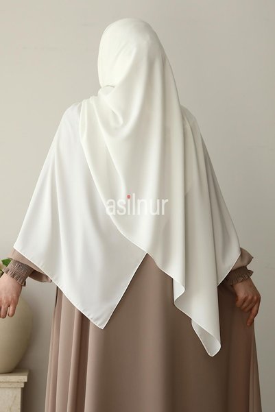 ASİLNUR Elif Large Size Shawl 70X220 Ecru