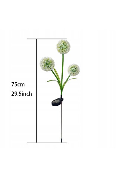 FOREVER LİGHT 2x Lampă LED tip floare de usturoi, alimentată solar, cu senzor...