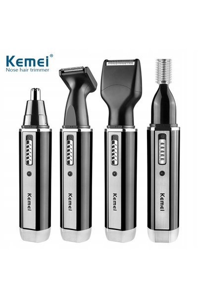 Kemei Trimmer pentru urechi, pentru păr facial, aparat de ras pentru barbă, a...