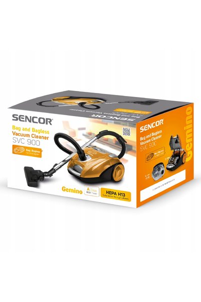 Sencor Aspirator silențios, fără sac, cu sac, 2 în 1, 700W, rază de acțiune 7...