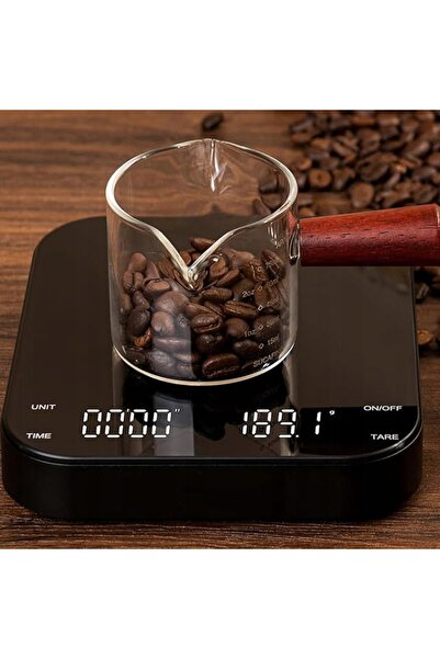NO BRAND Cântar electronic de precizie pentru cafea 3KG 0.1G cu temporizator ...