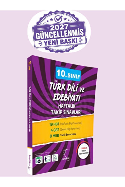 Karekök Yayınları 10.SINIF EDEBİYAT HAFTALIK TAKİP SINAVLARI