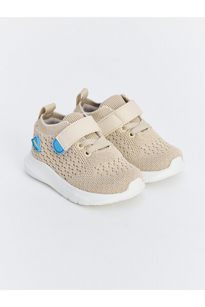 LC Waikiki Two Mt Shop Quality Lcw Steps Beige Mesh Detailed Baby Boy Pre-Wal...