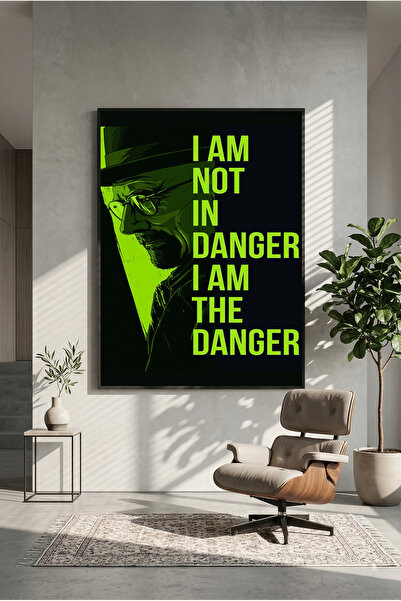 postercraft Μπρέικινγκ Μπαντ Είμαι άνευ κινδύνου Ξύλινη Αφίσα Τέχνης (Χωρίς Π...