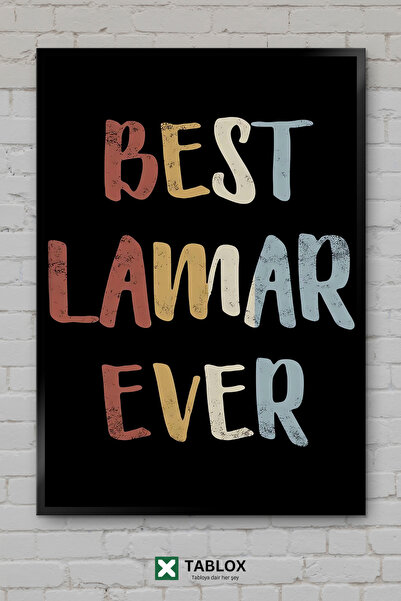 TABLOX Η καλύτερη αφίσα του Lamar Kendrick, ράπερ της χιπ χοπ, με διακοσμητικ...