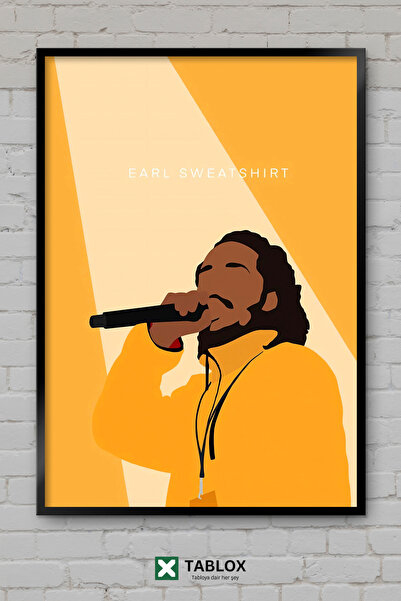 TABLOX Earl Sweatshirt Ράπερ Ράπερ Χιπ Χοπ Μουσική Αφίσα Μουσικής με Πλαίσιο ...