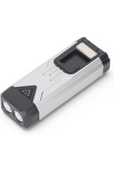 GOWENIC LED Flashlight, Compact Rechargeable Pocket Flashlight with Stepless ...