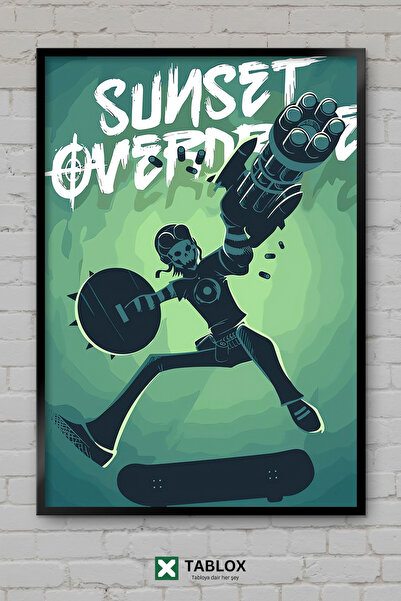 TABLOX Sunset Overdrive Παιχνίδι Δράσης Υπαίθριος Χώρος Πολύχρωμο Διακοσμητικ...