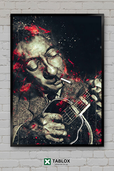 TABLOX Django Reinhardt Τζαζ κιθαρίστας, μουσικός καλλιτέχνης, διακοσμητικός ...