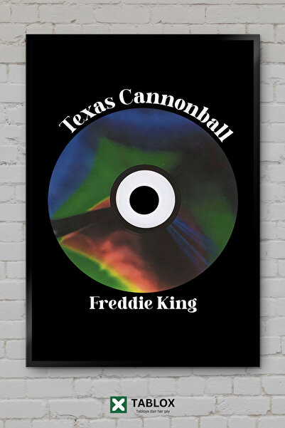TABLOX Texas Cannonball Blues Rock Music Guitar Legend Διακοσμητικός πίνακας ...