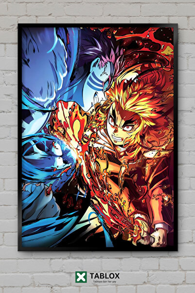 TABLOX Demon Slayer Kimetsu No Yaiba Anime Manga Πλαίσιο χαρακτήρων με εμφάνι...