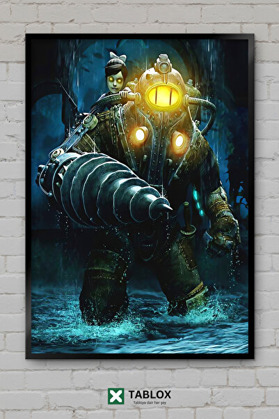 TABLOX Bioshock Game Science Fiction Dystopia Action Διακοσμητικός πίνακας MD...