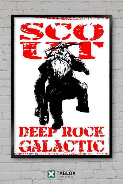 TABLOX Διακοσμητικός πίνακας MDF με θέμα το Deep Rock Galactic Scout Game Min...