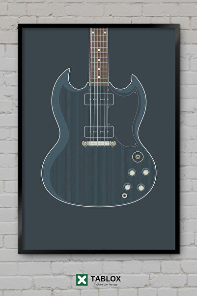 TABLOX Αφίσα μουσικού οργάνου Special Solid Guitar Elektro Gitar, Διακοσμητικ...