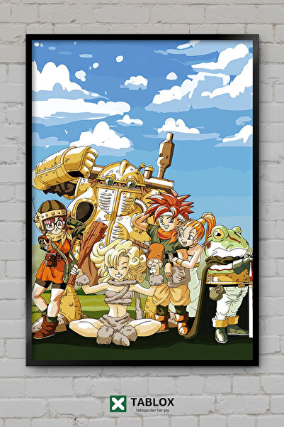 TABLOX Chrono Trigger Game Time RPG Κλασικό ρετρό διακοσμητικό τραπέζι MDF με...