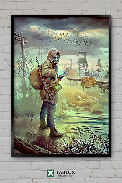TABLOX Stalker Game Horror Science Fiction Ρωσία Ακτινοβολία Πλαίσιο Απεικόνι...
