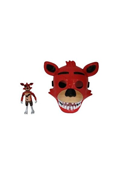 OEM Set mască și figurină Freddy, 25 cm, roșu