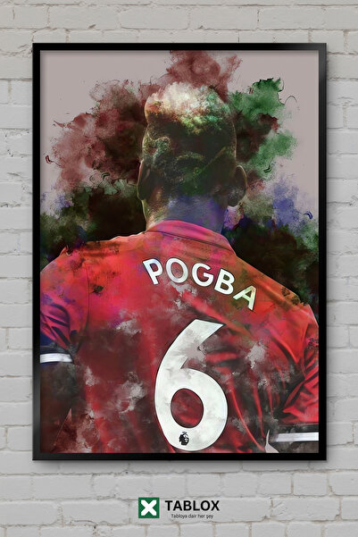 TABLOX Pol Pogba Fudbaler Fudbal Francuska Poster Uramljen Dekorativna MDF Slika