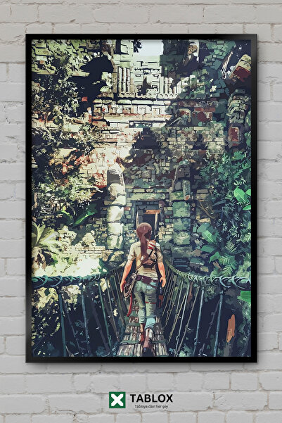 TABLOX Lara Croft Tomb Raider Παιχνίδι Περιπέτειας Δράσης Διακοσμητικός πίνακ...